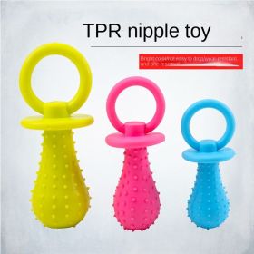 TPR flavor bite resistant pacifier chew toy dog molar toy