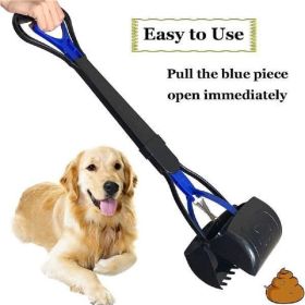 Jaw Clamp Heavy Duty Long Handle Poop Scooper for Dog