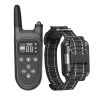 Remote collar reflective bark stopper-trainer