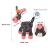 Donkey Shaped Plush Squeaky Toy Dog Chew Toy