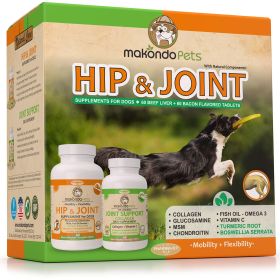 Turmeric Boswellia Glucosamine for Dogs & MSM Arthritis Supplement Extend