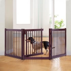24 in. Fence Suitable For Indoor Use  - Brown