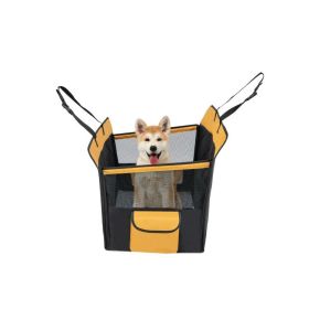 Car Seat Cover for Small & Medium Dogs w/ Mesh Window