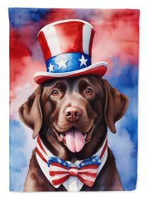 Labrador Retriever Patriotic American Garden Flag Mailbox Flag Decorative Yard Flag Banner Outside Patio Artwork Yard Flower Beds, Garden Size