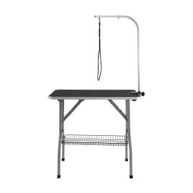 36''x24'' Dog Grooming Station, Foldable Pets Grooming Stand  W/ arm clamp