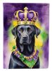 Labrador Retriever King of Mardi Gras Garden Flag Mailbox Flag Decorative Yard Flag Banner Outside Patio Artwork Yard Flower Beds, Garden Size