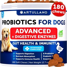 Dog Probiotics & Digestive Enzymes w/ Prebiotics