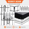 VEVOR Dog Playpen, 8 Panels Foldable Meta Exercise Pen w/ Top Cover,