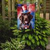 Labrador Retriever Patriotic American Garden Flag Mailbox Flag Decorative Yard Flag Banner Outside Patio Artwork Yard Flower Beds, Garden Size