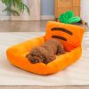 Carrot Shaped Adorable Bed For Indoor Dog Sofa
