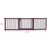 24 in. Fence Suitable For Indoor Use  - Brown