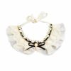 Rhinestone Retro Lace Dog Collars Neckerchief  8.2-11.2"