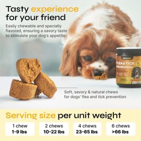 Immune Support Flea & Tick Control Chewables for Dogs