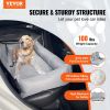 VEVOR Booster Car Seat for Medium Large Dog up to 100 lbs Gray