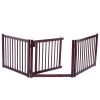 24 in. Fence Suitable For Indoor Use  - Brown