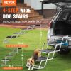 VEVOR Dog Stair for Cars 4-step Folding Aluminum  Loads up to 250 lbs