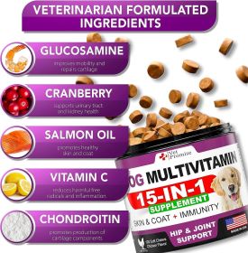 2 Pack Multivitamin Chewable w/ Glucosamine Senior Dogs