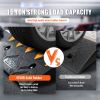 Rubber Curb Ramp 2 Pack, 4.3" Rise Height Heavy-Duty15 T Capacity