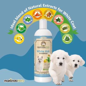 White Haired Dogs Shampoo for Itching Dry Sensitive Skin Non Toxic
