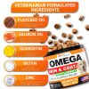 Omega 3 for Dogs Skin & Coat Supplement Chew Allergy & Itch Relief