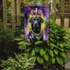 Labrador Retriever King of Mardi Gras Garden Flag Mailbox Flag Decorative Yard Flag Banner Outside Patio Artwork Yard Flower Beds, Garden Size