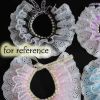 Beads Princess Retro Style Lace Collar Handmade Dog Necklace 8.2-11.2