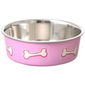 Loving Pets Stainless Steel Bowl w/ Rubber Base