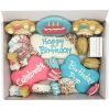 Dog Treats Gift Box Happy Birthday Theme