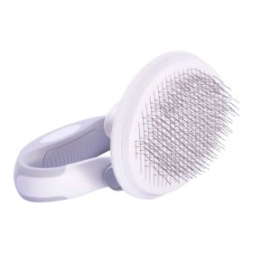 'Gyrater' Travel Self-Cleaning Swivel Grooming Slicker Dog Brush