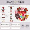 Dog Treats Gift Box Valentines Love Theme