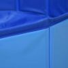 Dog Swimming Pool Blue 47.2"x11.8" PVC Foldable