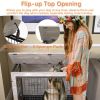 Dog Crate Furniture 38 Inch Heavy-Duty Gray