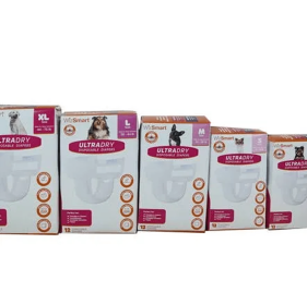 WizSmart UltraDry Disposable Diapers (Color: White, Size: Medium)