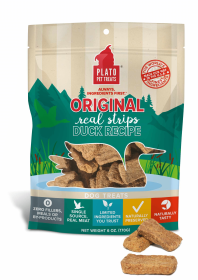 Plato Original Real Strips Duck (Size: 18oz)