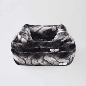 Deluxe Dog Bed (Color: Chinchilla, Size: Small)