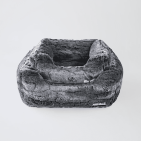 Deluxe Dog Bed (Color: Granite, Size: Small)