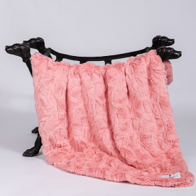 Cuddle Dog Blanket (Color: Peach, Size: Throw)