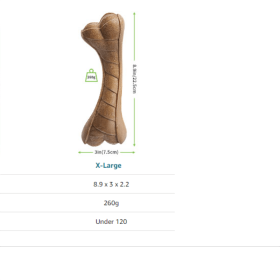 Durable Indestructible Dog Chew Toys For Aggressive Chewers (Size: L)