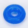 dog toy 2pcs bite resistant sound making molar cleaning