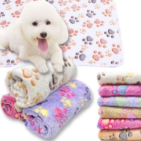 Soft & Fluffy High Quality Dog Blanket/Mat Warm & Comfortable (Color: pink heart, Size: For big dogs104X75cm)