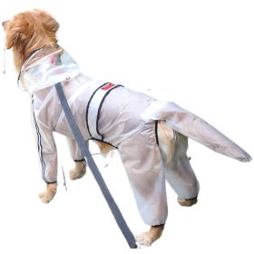 Four-Legged Waterproof All-Inclusive Raincoat for Pets (Size: FROST-6XL)