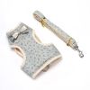 Dog leash Bowknot pet chest strap vest