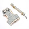 Dog leash Bowknot pet chest strap vest