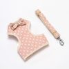 Dog leash Bowknot pet chest strap vest