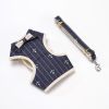 Dog leash Bowknot pet chest strap vest