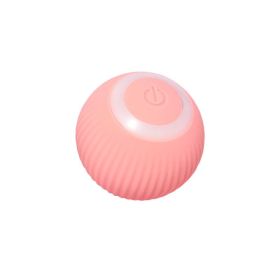, Automatic Moving Rolling Ball For Indoor Puppies (Color: pink)