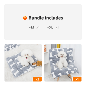1pc Thickened Sleeping Pad; Warm Double-sided Blanket (Size: M+XL)