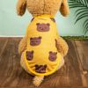 Summer New Dog Clothes Thin Vest Bird's Eye Printing