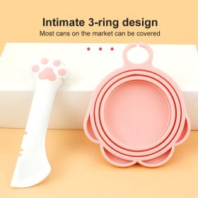 Multifunction Pet Canned Spoon Jar Opener (Color: pink)