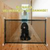 Dog Safety Gate Mesh Fence Magic Portable Guard